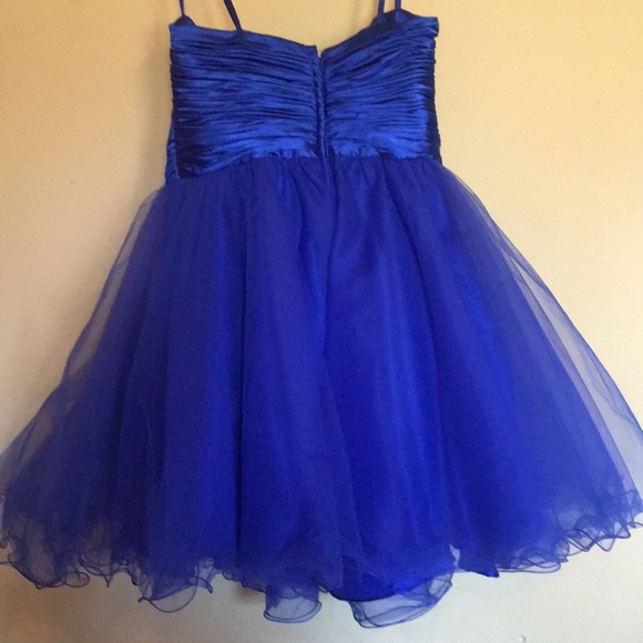 Royal Blue Prom Dress - Picture 4 of 6